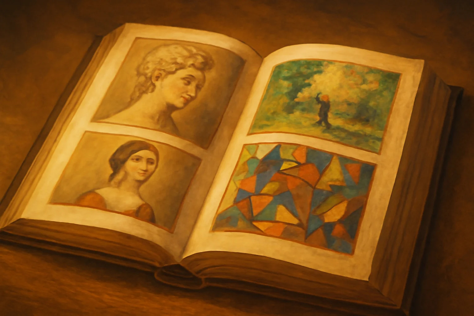 Иллюстрация становления образовательного проекта по истории искусства, 800x600